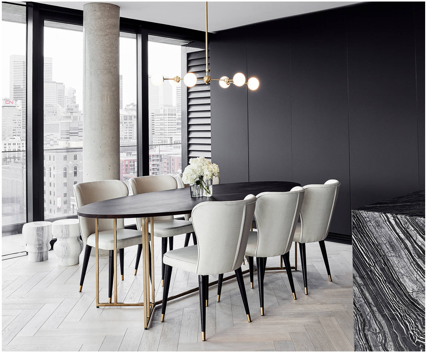 ovaler Massivholz Esstisch Luca, Westwing Collection