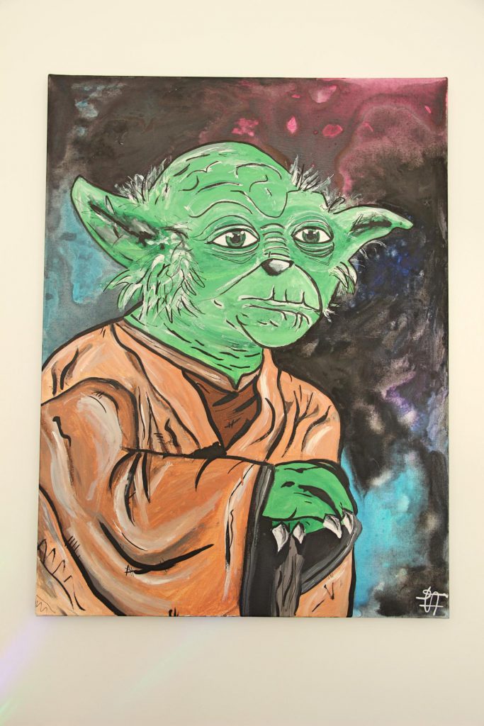Jugendzimmer Jungs einrichten Meister Joda Star Wars EasyArts